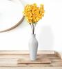 Hyacinth Yellow Fabric & Iron Artificial Flower