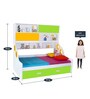 Hybrid Kids Bed in Yellow & Green Colour