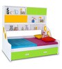 Hybrid Kids Bed in Yellow & Green Colour