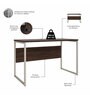 Hybrid Executive Office Desk In Brown Colour