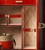 Hyde Leather Portable Bar in Red Colour