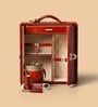 Hyde Leather Portable Bar in Red Colour
