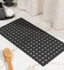 Hydra Black Anti-Slip Shower Mat 35 X 67 cm