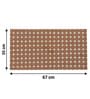 Hydra Brown Anti-Slip Shower Mat 35 X 67 cm
