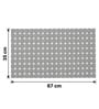 Hydra Dark Grey Anti-Slip Shower Mat 35 X 67 cm
