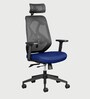 Hydra High Back Ergonomic Chair With Headrest in Blue