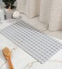 Hydra Light Grey Anti-Slip Shower Mat 35 X 67 cm