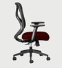 Hydra Medium Back Ergonomic Chair in Maroon Colour