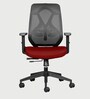 Hydra Breathable Mesh Ergonomic Chair in Red Colour