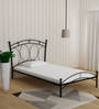 Hydra Metal Single Bed in Black Finish