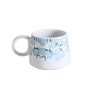 Hydrangea 300ml White (Set of 2) Ceramic Coffee Mug