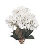 Hydrangea White Plastic Artificial Flower