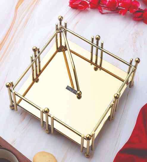 I Ball Tissue Holder Gold