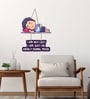 I Am Not Lazy Energy Saving Mode Wooden Wall Hanging
