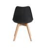 I Classic Zeta Iconic Chair (Set of 2) on Black Colour