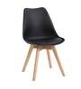 I Classic Zeta Iconic Chair (Set of 2) on Black Colour