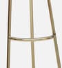 Ian Metal Bar Stool In Gold Colour