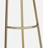 Ian Metal Bar Stool In Gold Colour