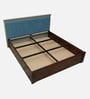 Ibiza Sheesham Wood King Size Bed In Provincial Teak Finish With Box Storage
