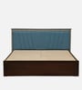 Ibiza Sheesham Wood King Size Bed In Provincial Teak Finish With Box Storage