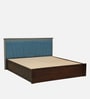 Ibiza Sheesham Wood King Size Bed In Provincial Teak Finish With Box Storage