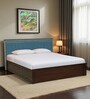 Ibiza Sheesham Wood Queen Size Bed In Provincial Teak Finish With Box Storage