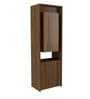 Ibuki Hutch Desk in Walnut Brown Finish