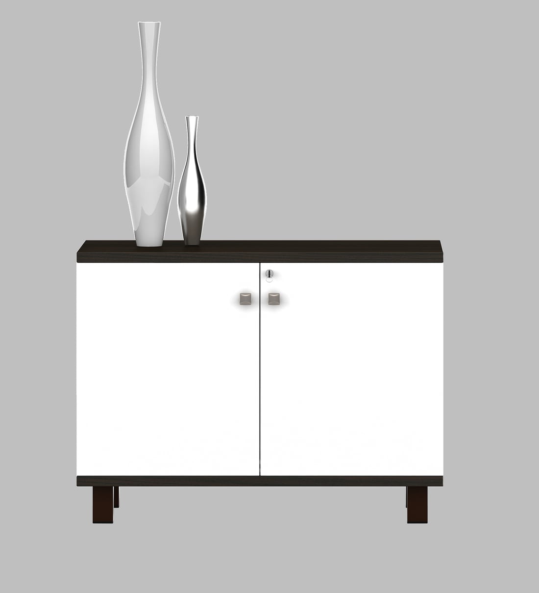 Buy Icon Small File In Fumed Oak Finish With Lock By Spacewood