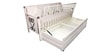 Icerag Pull-Out Sofa Cum Bed with Storage in Matte Ivory Finish