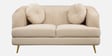 Icon 2 Seater Sofa In Almond Beige Colour