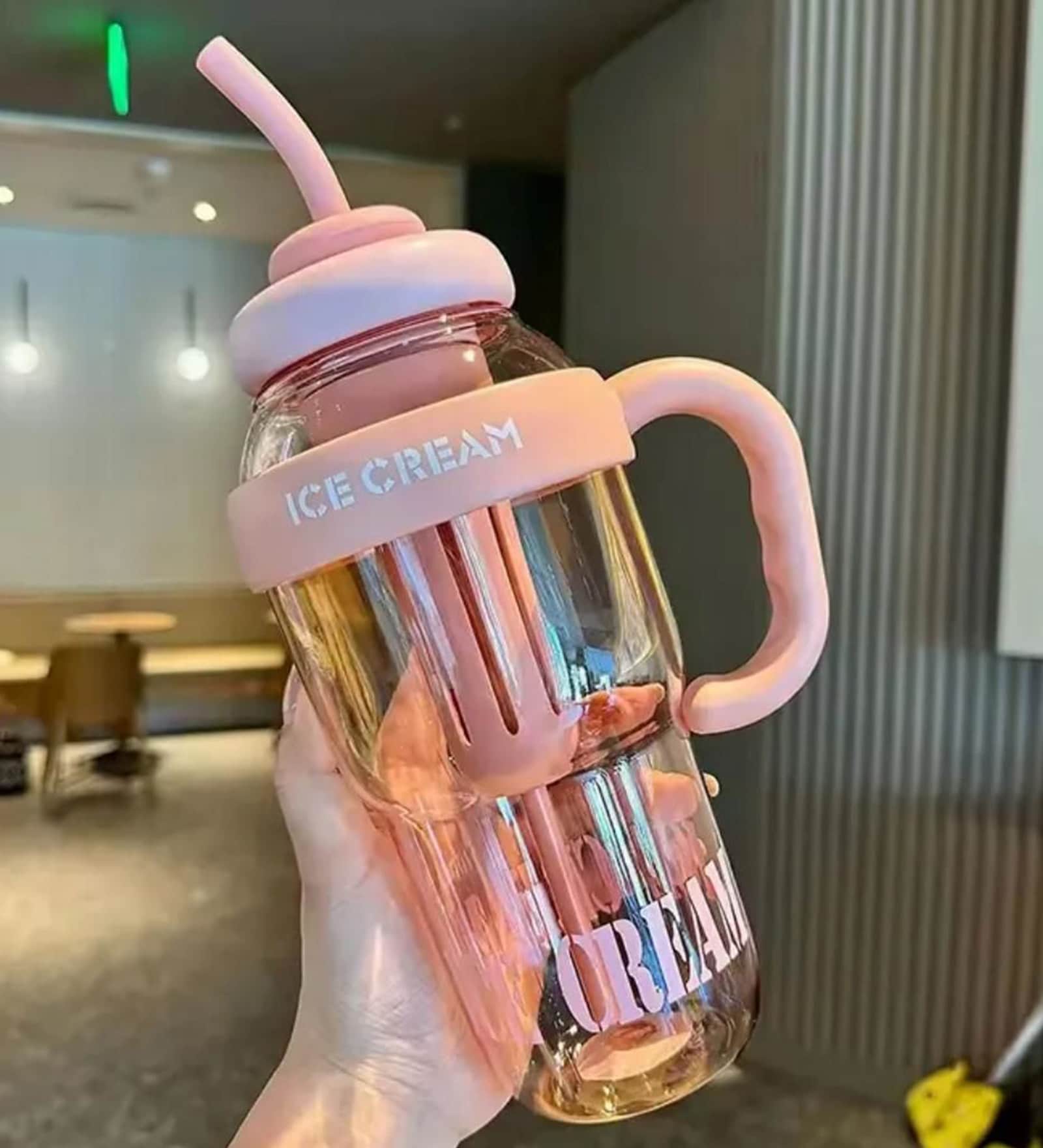 IceCream Shape Pink Bottle