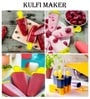 Ice Cream Maker/Kulfi Mould/Popsicle Mould Multicolor, Plastic Ice Cube Tray