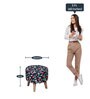 Ice Cremica Printed Puffy Stool in Multi Colour