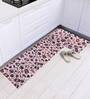 Icecream & Coffee Digital Printed Max Absorbant Kitchen Floor Runner with Mat Combo