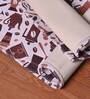 Icecream & Coffee Digital Printed Max Absorbant Kitchen Floor Runner with Mat Combo
