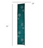 Icicles Green Silk Blend (72x13) Table Runner