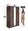 Iconic 3 Door Wardrobe in Oak Finish