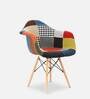 Iconic Fabric Iconic Chair with Arms in Multi Colour