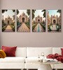 Canvas Series Set of 3 Printed Wall Painting Black Frame