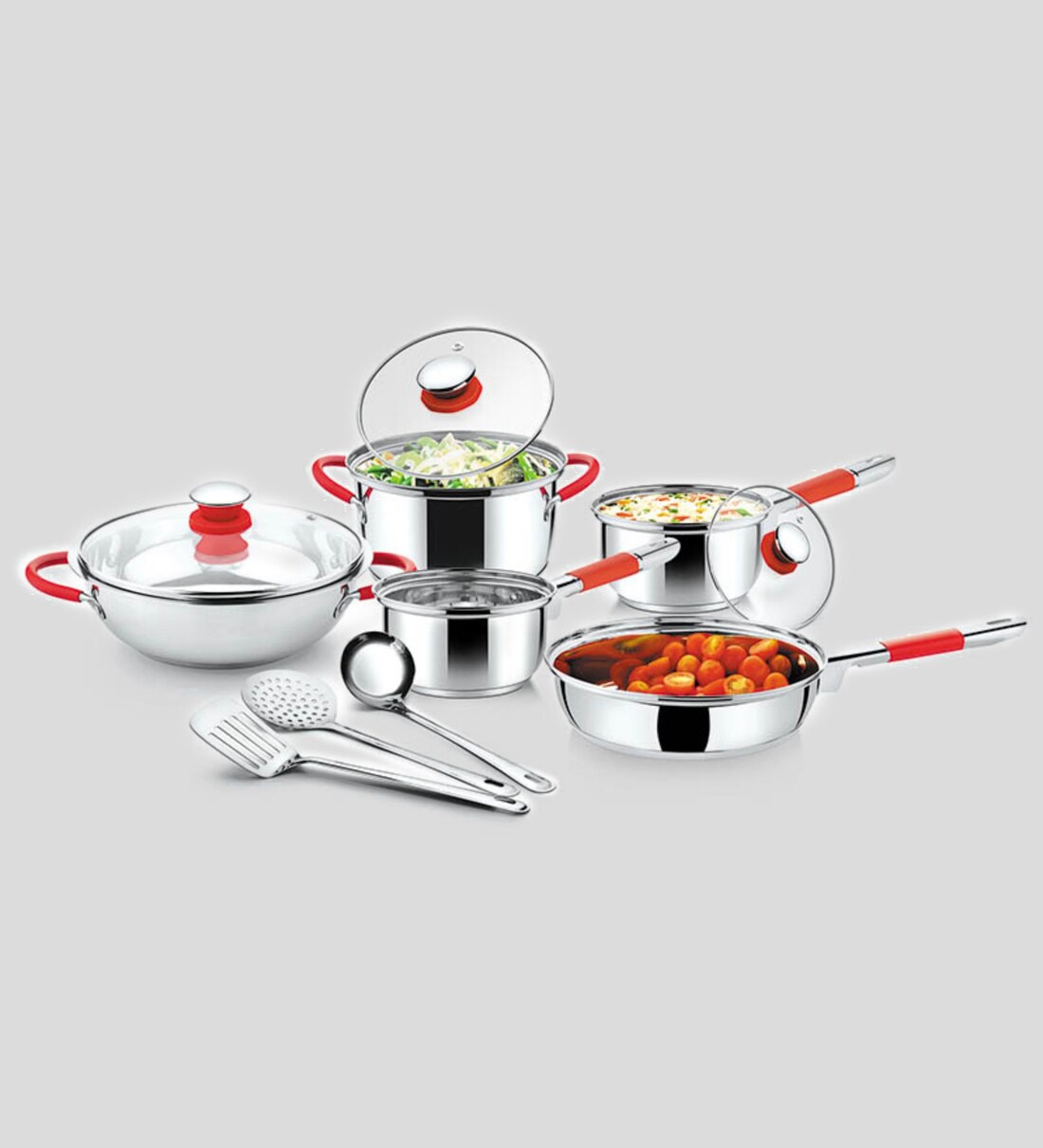 Buy Italian Passion Stainless Steel Cookware Set of 8 Online