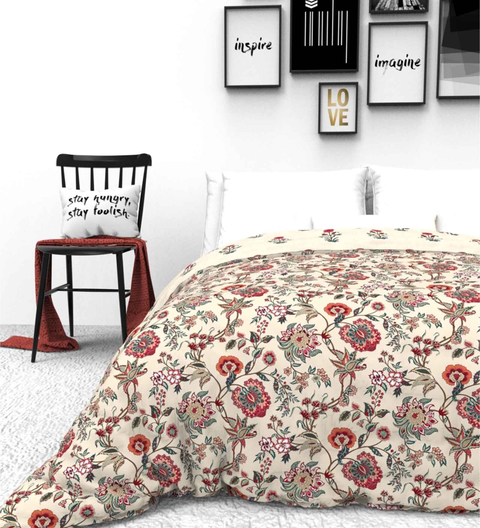 Mughal Bagh Reversible Ac Comforter Double Bed 225Cmx250Cm