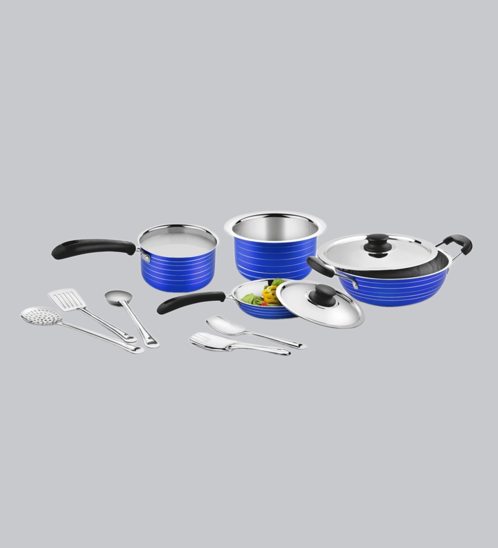 Buy Ideale Aluminium Cookware-Set of 9 at 40% OFF by Ideale | Pepperfry