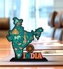India Map Table Decor