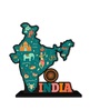 India Map Table Decor