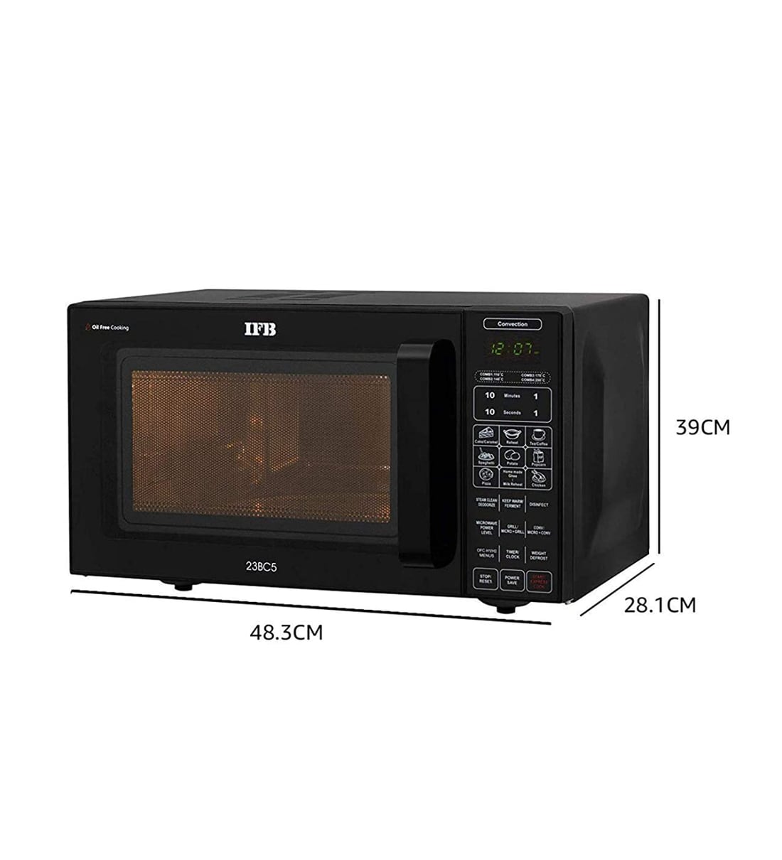 Buy IFB 23 L Convection Microwave Oven (23BC5, Black, With Starter Kit) at  21% OFF by IFB