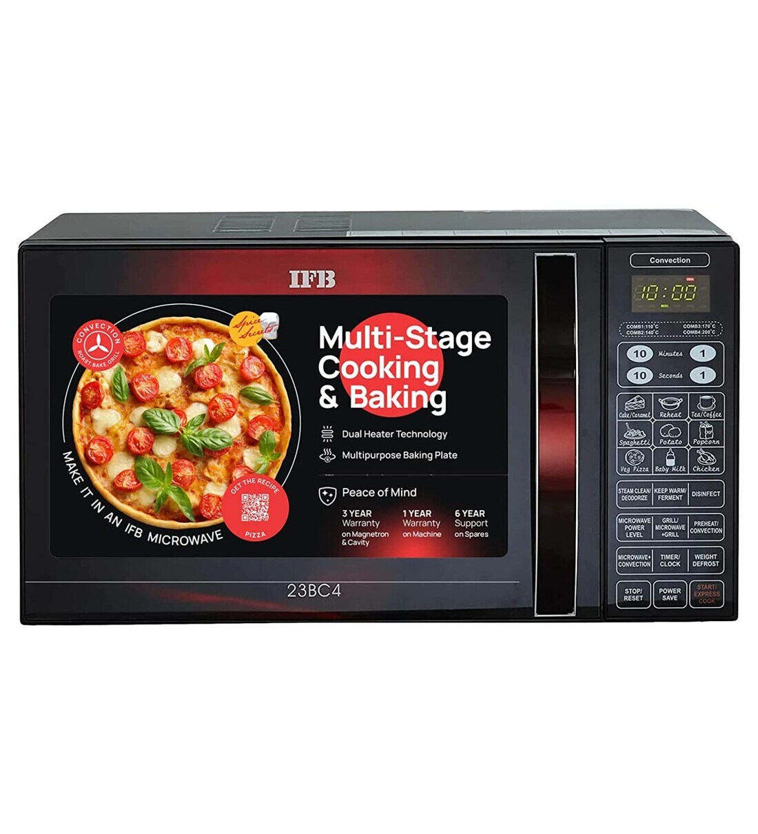 bajaj 23 l convection microwave oven