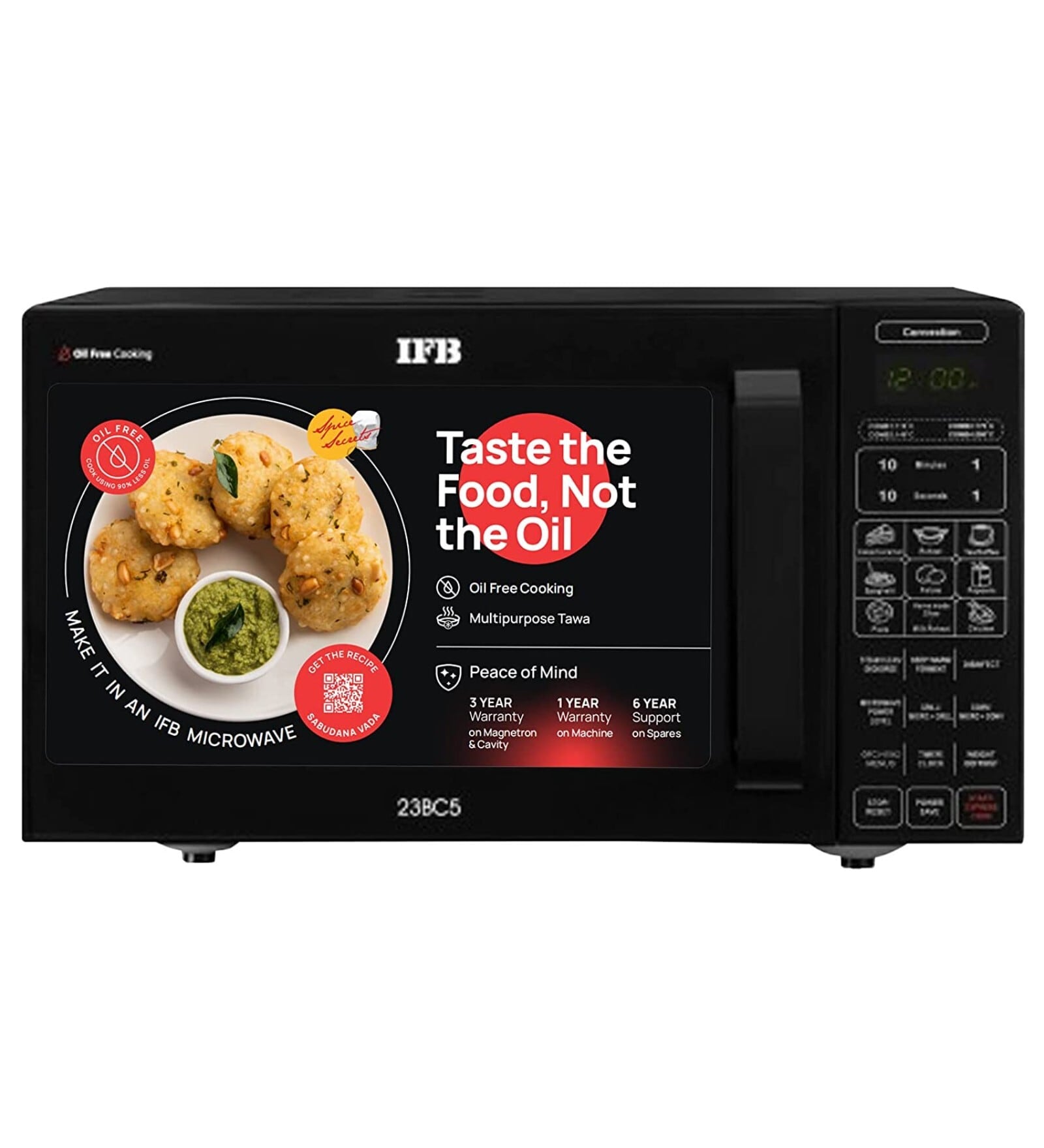 Buy IFB 23 L Convection Microwave Oven (23BC5, Black, With Starter Kit