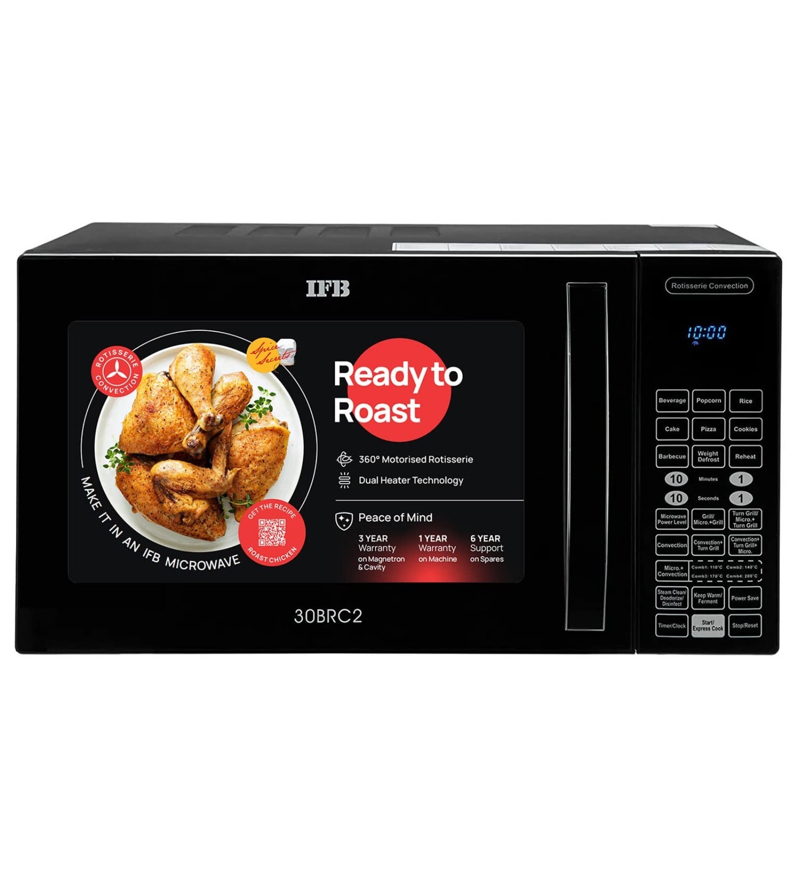 IFB 30 L Convection Microwave Oven 30BRC2  Black