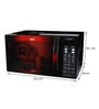 IFB 23 L Convection Microwave Oven 23BC4, Black with Floral Design