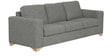 Iganzio Three Seater Sofa in Ash Brown Colour